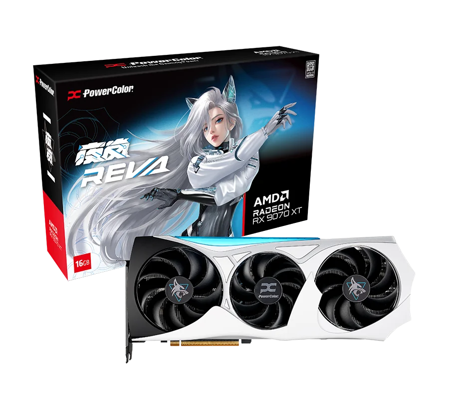 PowerColor Hellhound AMD Radeon RX 9070 XT 16GB GDDR6 Reva Edition